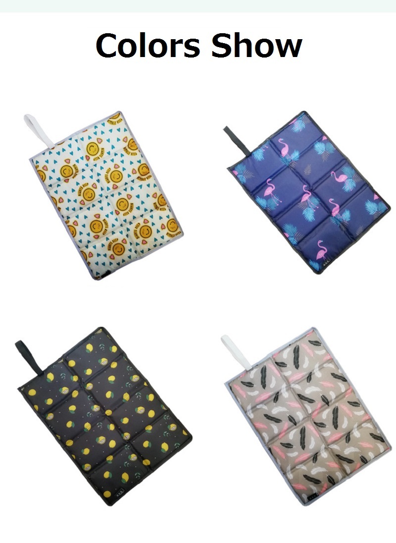 PAIDU Manufacturer BSCI Outdoor Foldable Camping Seat Mat Portable Waterproof Polyester Cloth