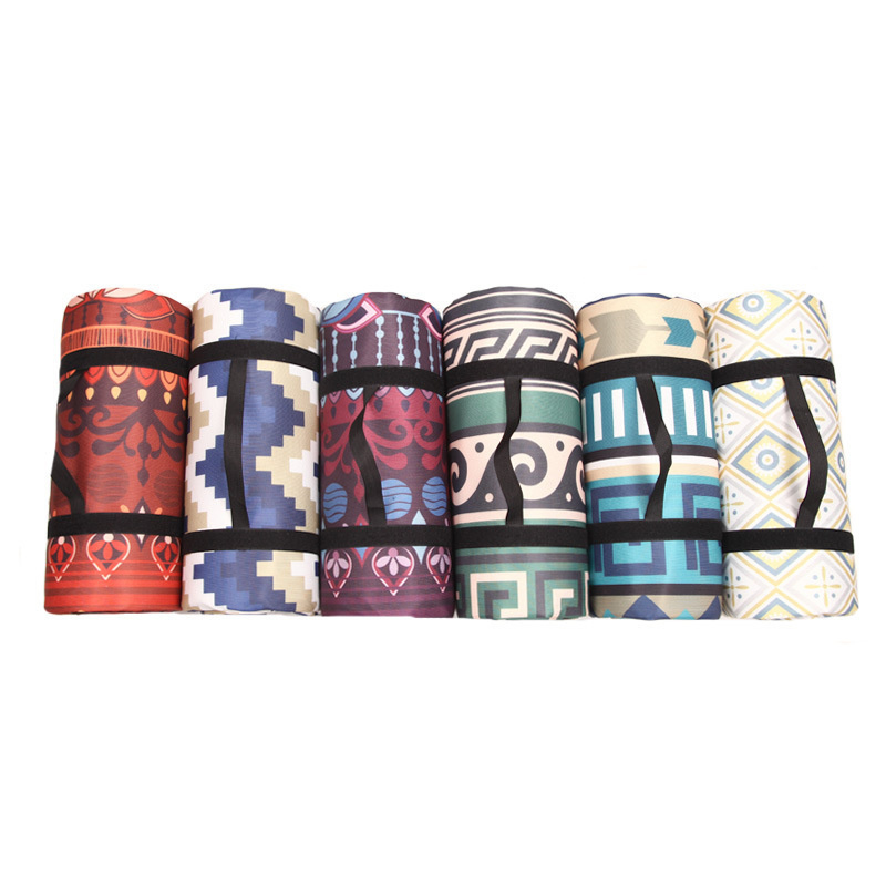 PAIDU Manufacturer BSCI Outdoor Folding Camping Mat Nation Style Printed Thickened Mat