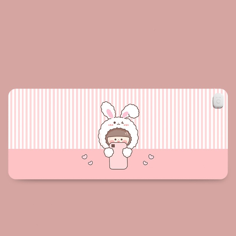 Paidu Manufacturer Office Computer Desktop Warming Table Mat Heating Mouse Mat
