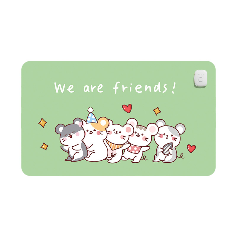 Paidu Manufacturer Office Computer Desktop Warming Table Mat Heating Mouse Mat