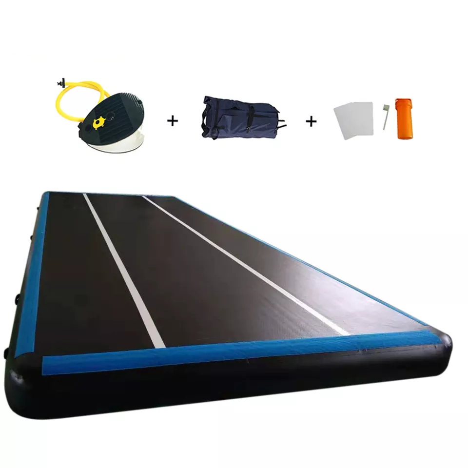 PAIDU Manufacturer BSCI 4m Long Trampoline Gymnastics Jumping Training Inflatable Mat