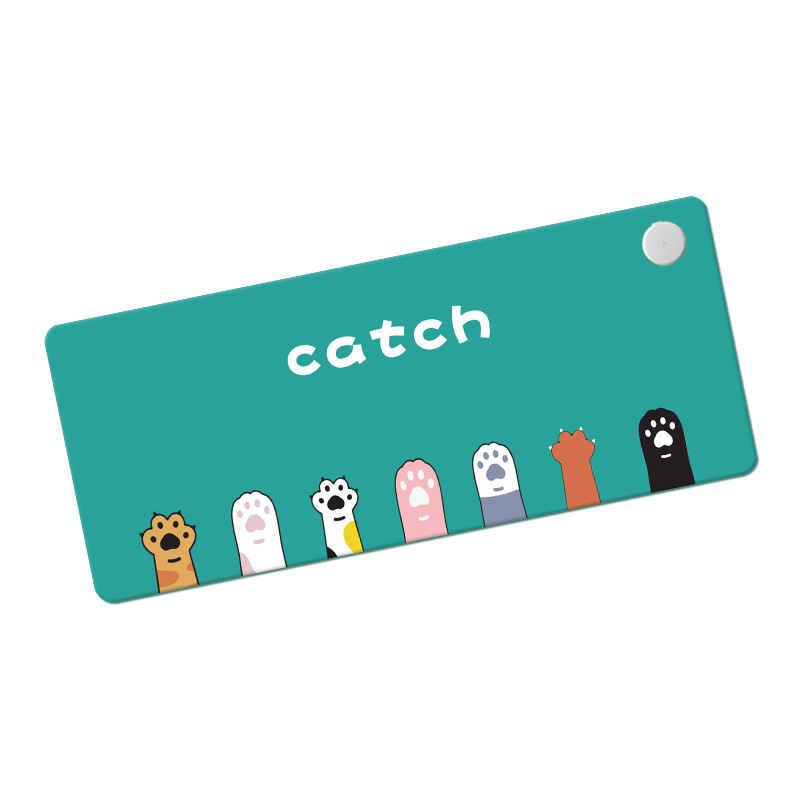 Paidu Manufacturer Cartoon Cute Printed Waterproof Leather Heated Mouse Pad