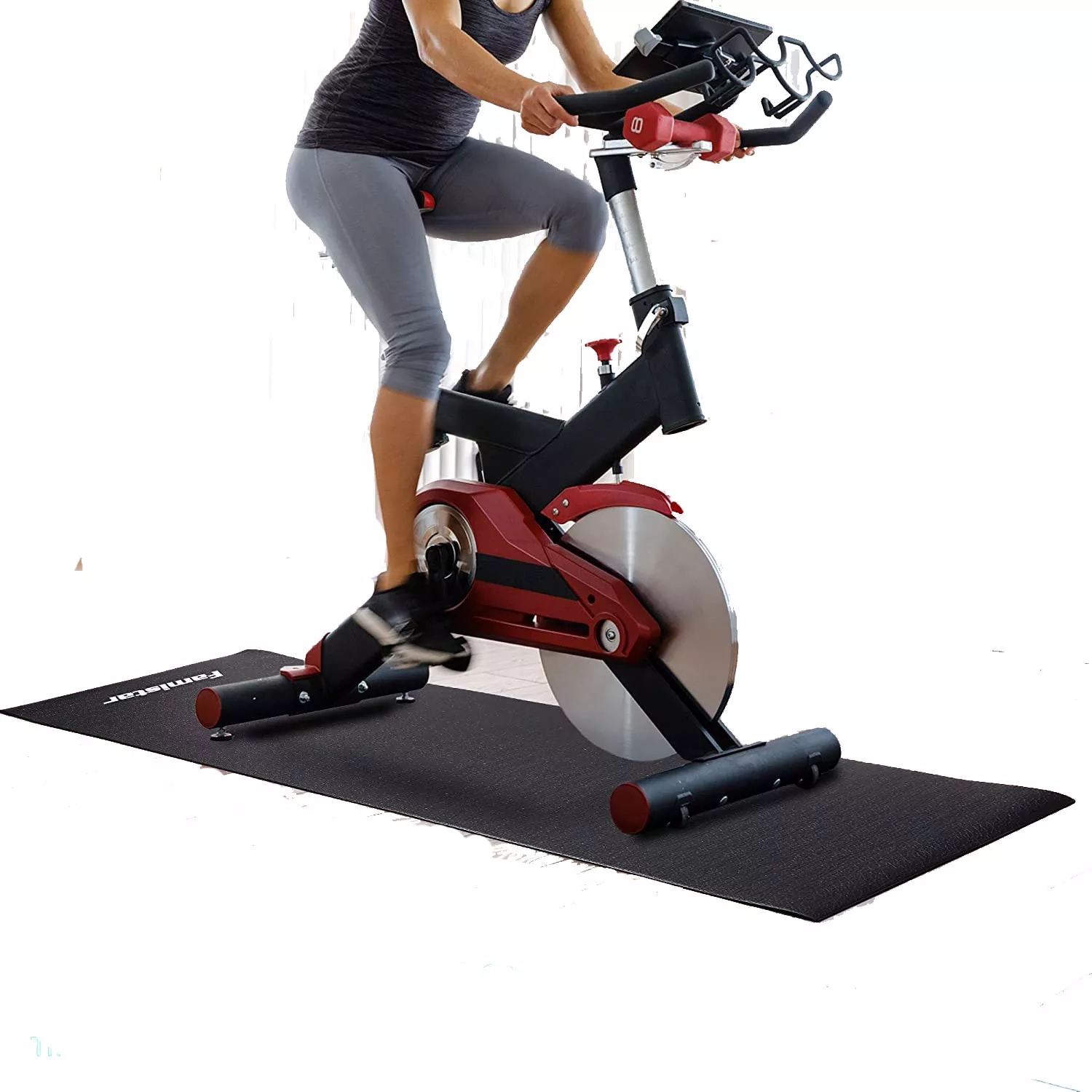 PAIDU Manufacturer BSCI Exercise Bike Mat Health Fitness Exercise Equipment Anti Fatigue Floor Mat