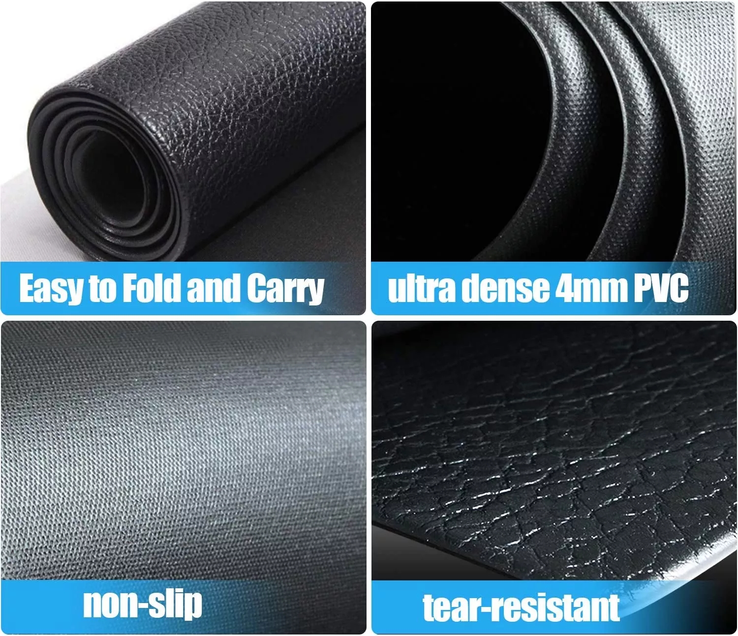 PAIDU Manufacturer BSCI Exercise Bike Mat Health Fitness Exercise Equipment Anti Fatigue Floor Mat