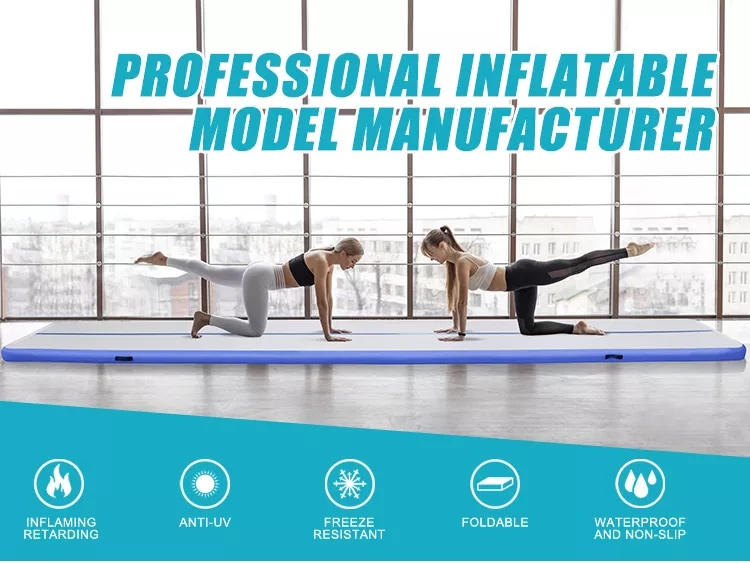 PAIDU Manufacturer BSCI gymnastics tumble inflatable air track mat jumping yoga gym garden