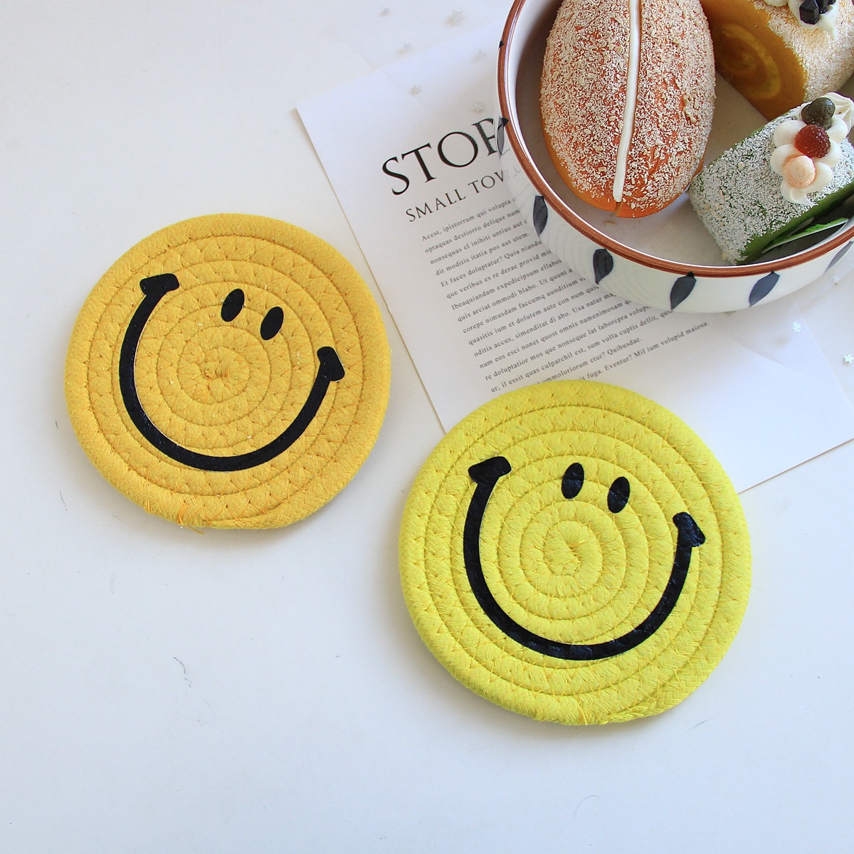 Paidu Manufacturer Ins style anti scalding cushion pot cushion cotton rope knitting cup mat