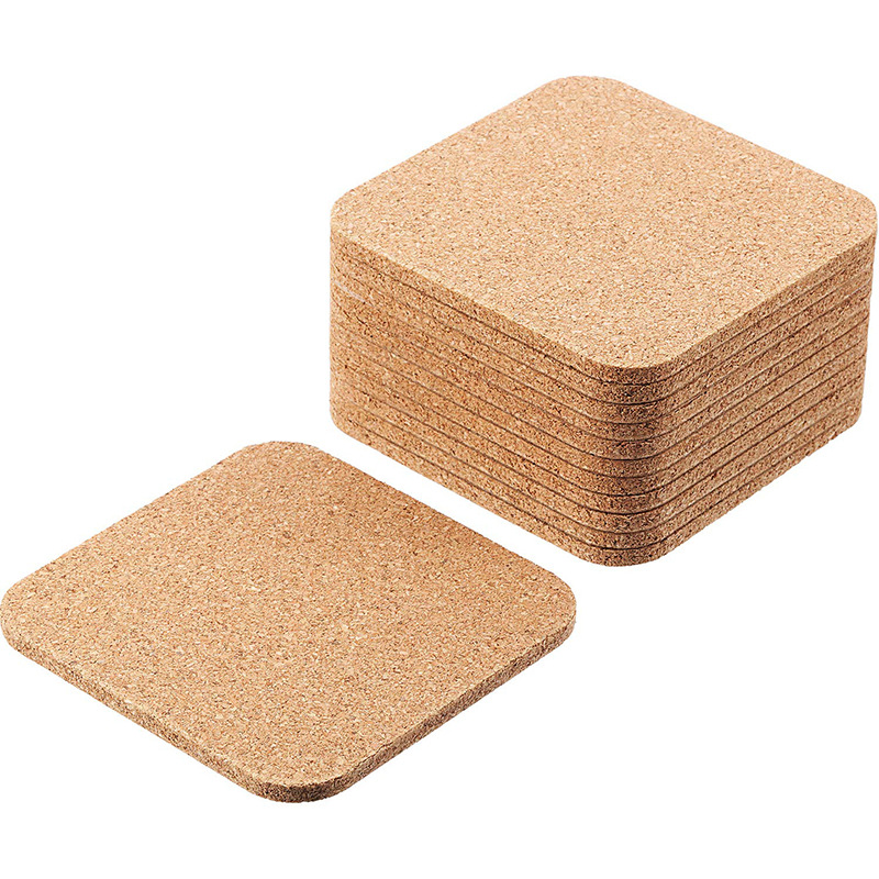 Paidu Manufacturer Square round cork cup mat