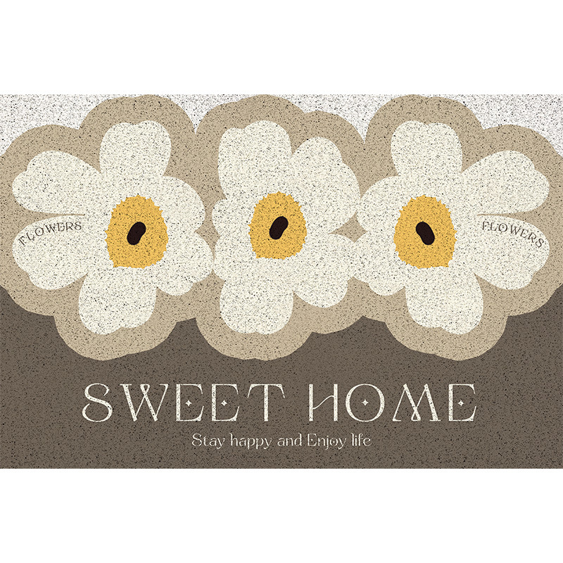 Paidu Manufacturer Small fresh household flowers can be cut into PVC non-slip mat