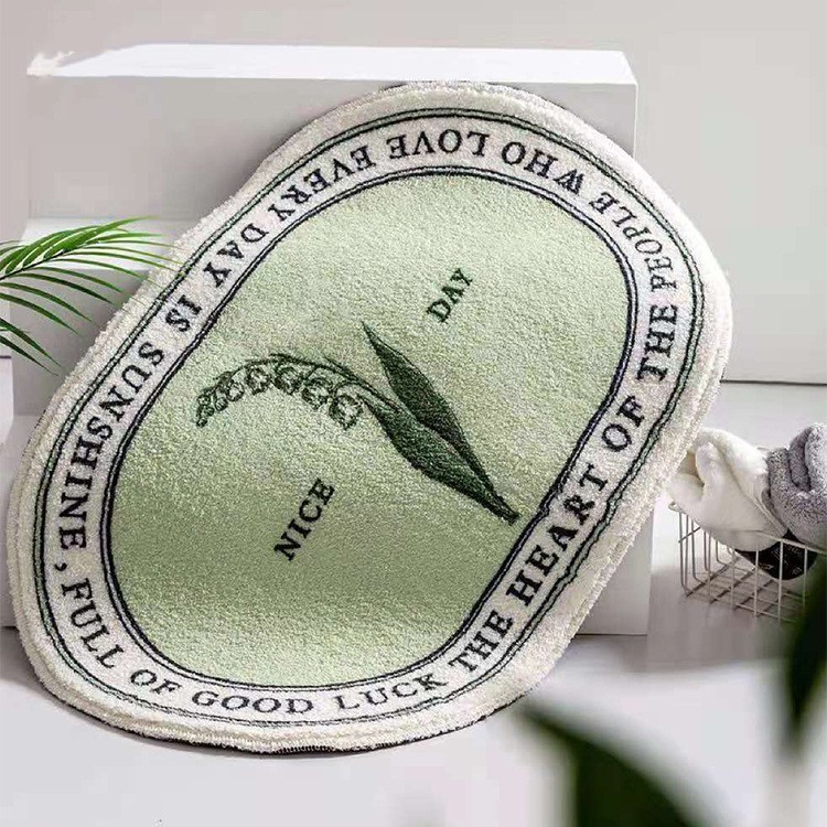 Paidu Manufacturer Fresh plush bathroom doormat non-slip mat