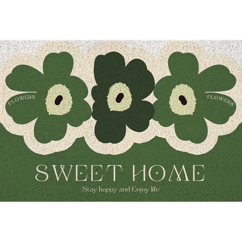 Paidu Manufacturer Small fresh household flowers can be cut into PVC non-slip mat