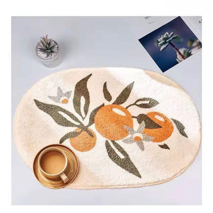 Paidu Manufacturer Fresh plush bathroom doormat non-slip mat