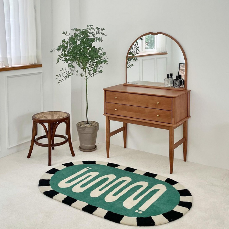 Paidu Manufacturer Oval bedside blanket Nordic bathroom non-slip mat